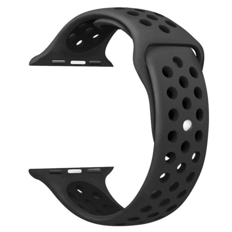 For Apple Watch Series 7 41mm / 6 & SE & 5 & 4 40mm / 3 & 2 & 1 38mm Sport Silicone Watch Band St...