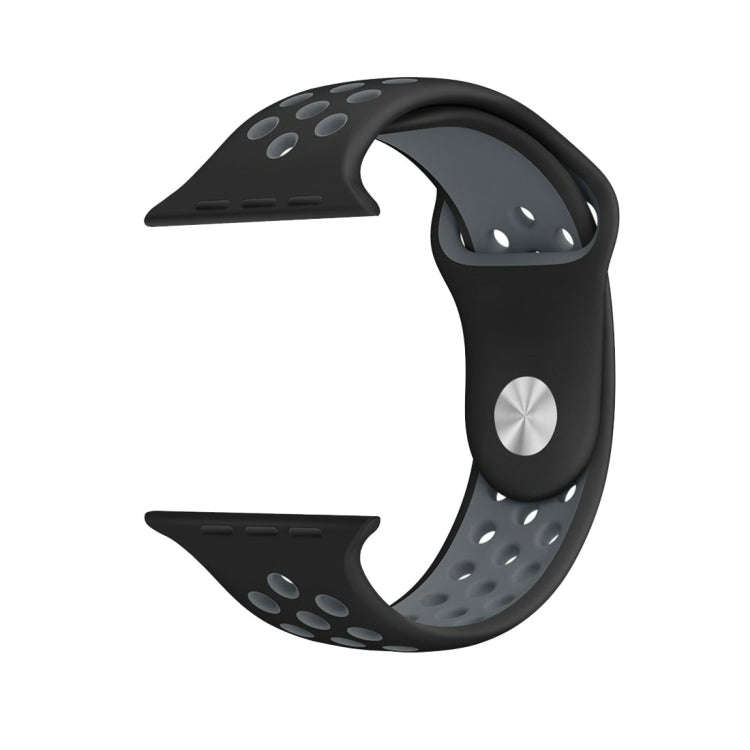 For Apple Watch Series 7 41mm / 6 & SE & 5 & 4 40mm / 3 & 2 & 1 38mm Sport Silicone Watch Band St...