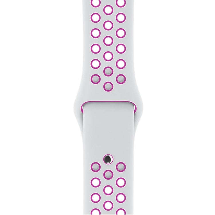 For Apple Watch Series 7 41mm / 6 & SE & 5 & 4 40mm / 3 & 2 & 1 38mm Sport Silicone Watch Band St...