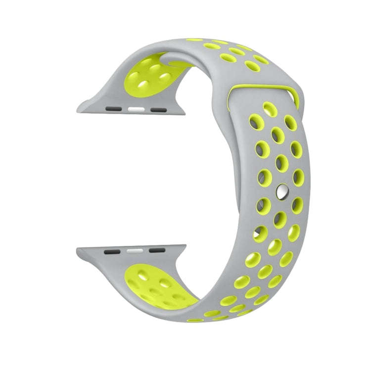 For Apple Watch Series 7 41mm / 6 & SE & 5 & 4 40mm / 3 & 2 & 1 38mm Sport Silicone Watch Band St...
