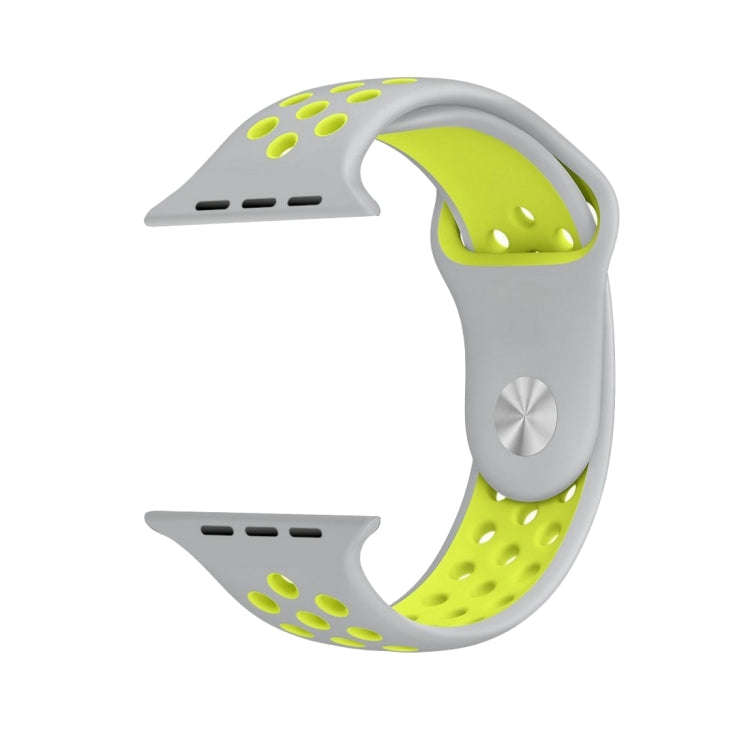 For Apple Watch Series 7 41mm / 6 & SE & 5 & 4 40mm / 3 & 2 & 1 38mm Sport Silicone Watch Band St...