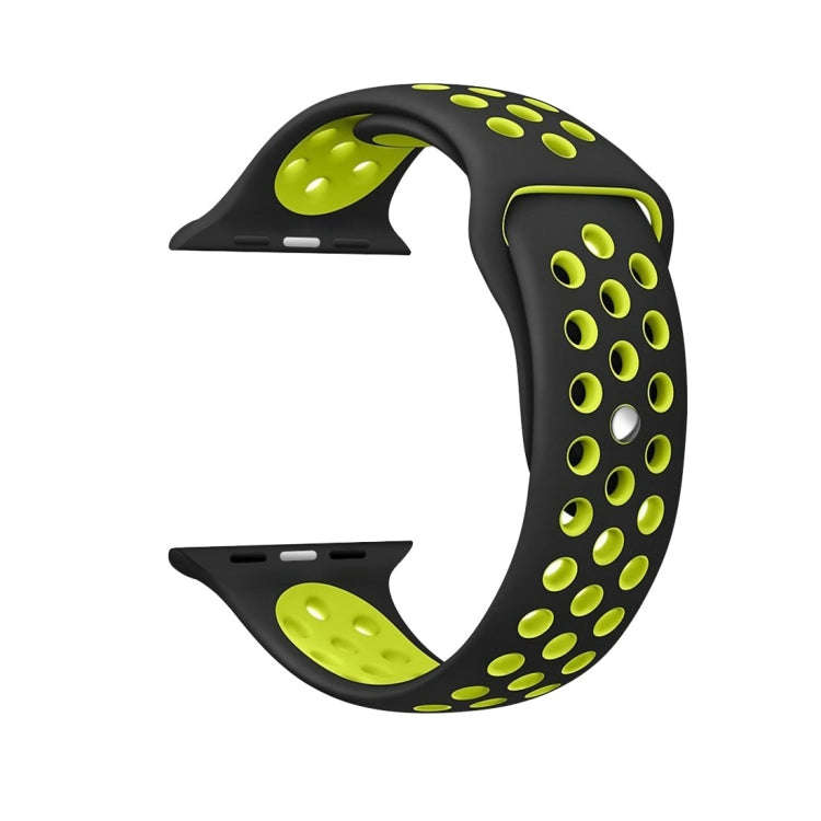 For Apple Watch Ultra 49mm / Series 8&7 45mm / SE 2&6&SE&5&4 44mm / 3&2&1 42mm Sport Silicone Wat...