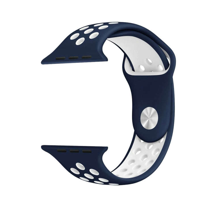 For Apple Watch Ultra 49mm / Series 8&7 45mm / SE 2&6&SE&5&4 44mm / 3&2&1 42mm Sport Silicone Wat...