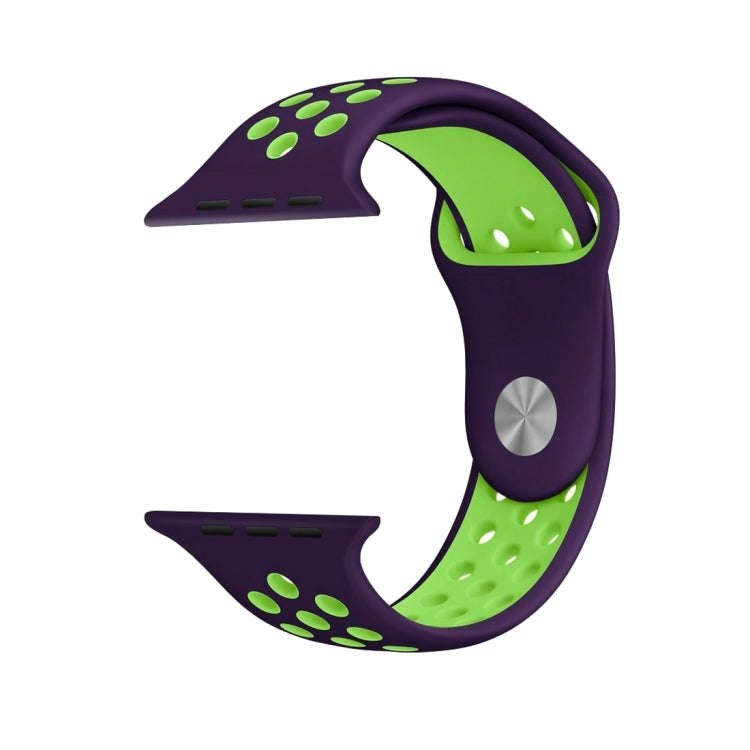 For Apple Watch Ultra 49mm / Series 8&7 45mm / SE 2&6&SE&5&4 44mm / 3&2&1 42mm Sport Silicone Wat...