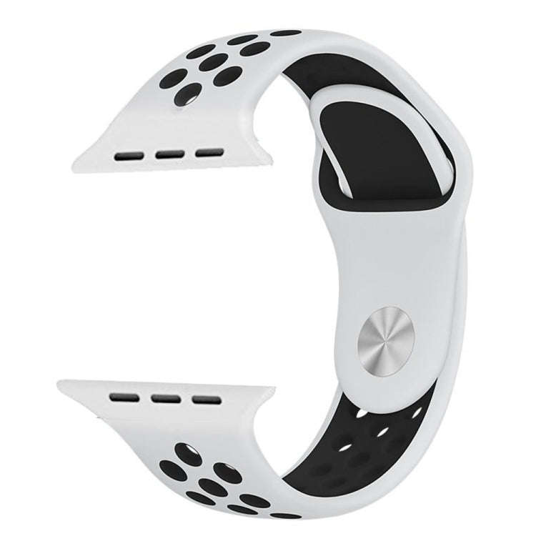 For Apple Watch Ultra 49mm / Series 8&7 45mm / SE 2&6&SE&5&4 44mm / 3&2&1 42mm Sport Silicone Wat...