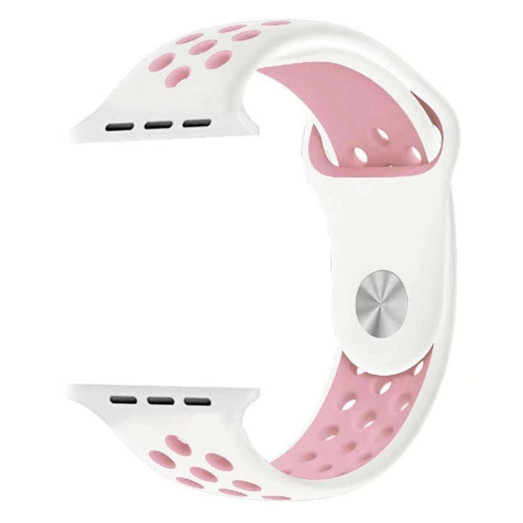 For Apple Watch Ultra 49mm / Series 8&7 45mm / SE 2&6&SE&5&4 44mm / 3&2&1 42mm Sport Silicone Wat...