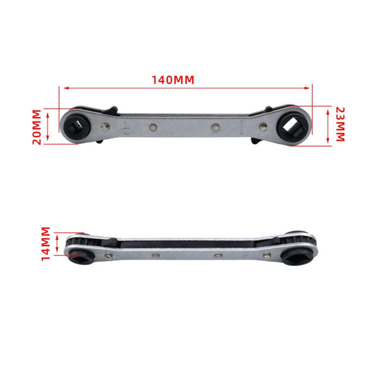 13pcs / Set Air Conditioning Valve Core Disassembly Tool with Rrepair Wrench & Valve Core