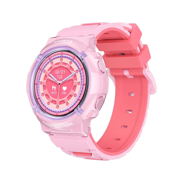 HT19 1.2 inch Round Screen IP68 Children Smart Watch, Support Sleep Monitoring(Pink)
