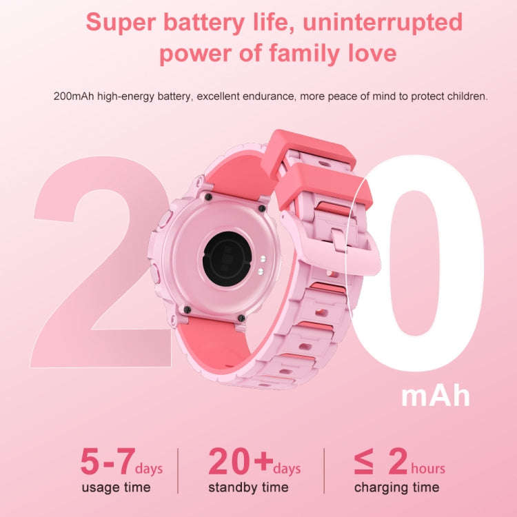 HT19 1.2 inch Round Screen IP68 Children Smart Watch, Support Sleep Monitoring(White)