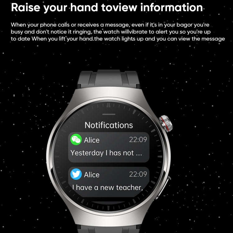 MT200 1.43 inch AMOLED IP67 Smart Call Watch, Support ECG/Body Temperature/Blood Glucose Monitori...