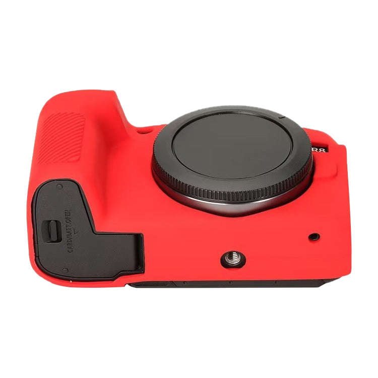 For Canon EOS R8 Soft Silicone Protective Case(Red)