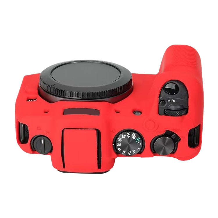 For Canon EOS R8 Soft Silicone Protective Case(Red)