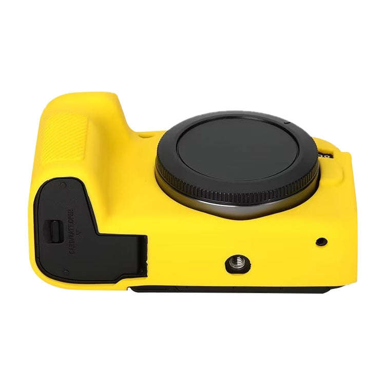 For Canon EOS R8 Soft Silicone Protective Case(Yellow)