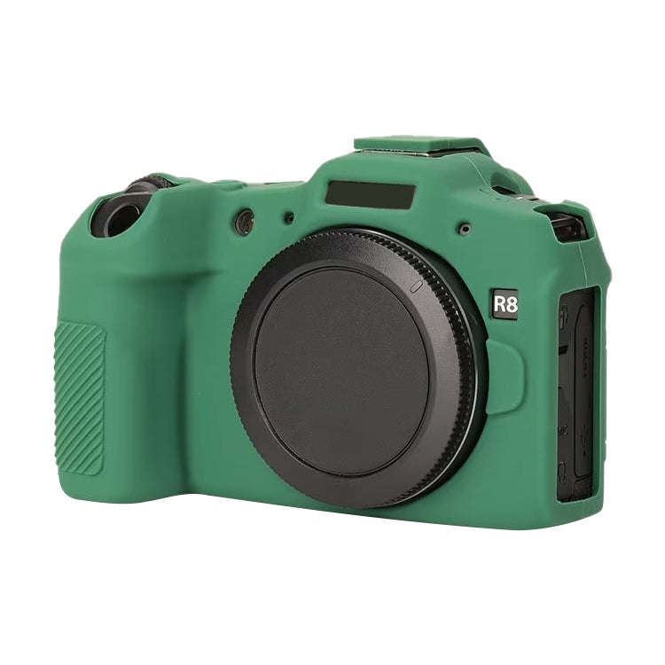 For Canon EOS R8 Soft Silicone Protective Case(Green)