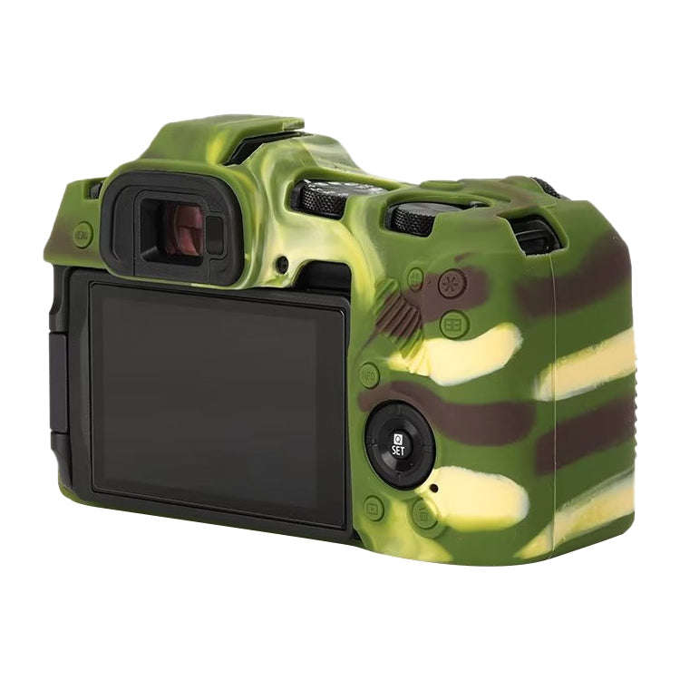 For Canon EOS R8 Soft Silicone Protective Case(Camouflage)