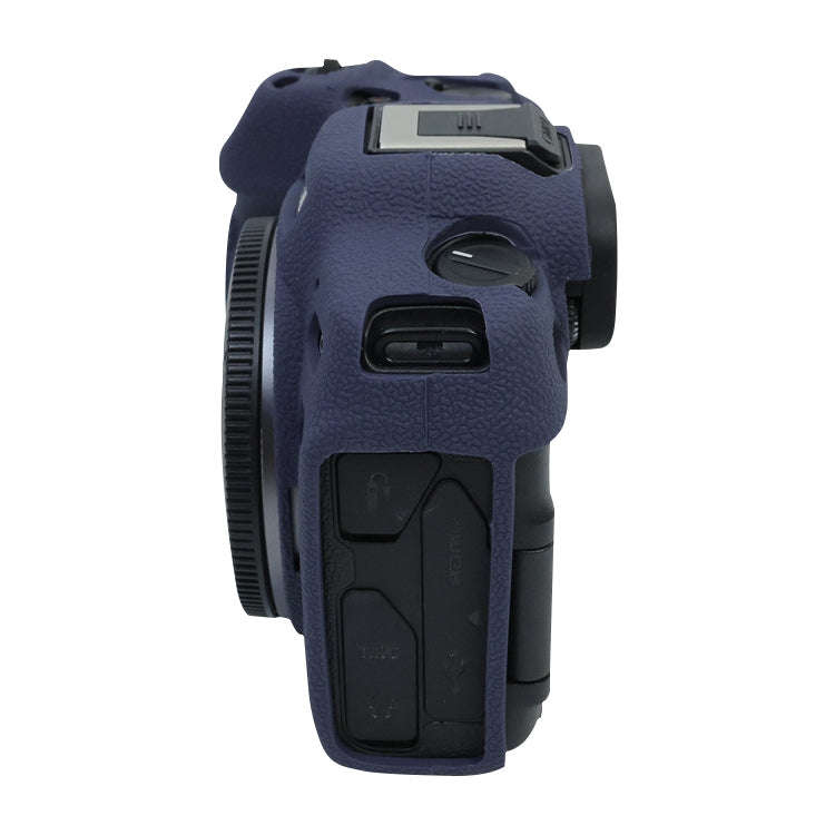 For Canon EOS R8 Soft Silicone Protective Case(Dark Blue)