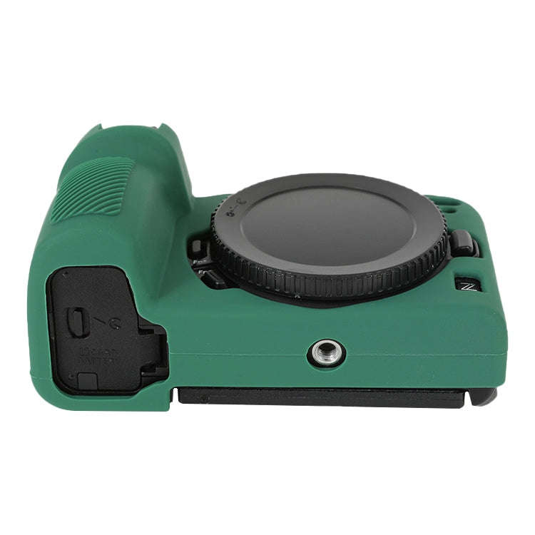For Nikon Z 30 Soft Silicone Protective Case with Lens Cover(Green)