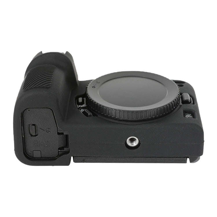For Nikon Z 30 Soft Silicone Protective Case with Lens Cover(Black)