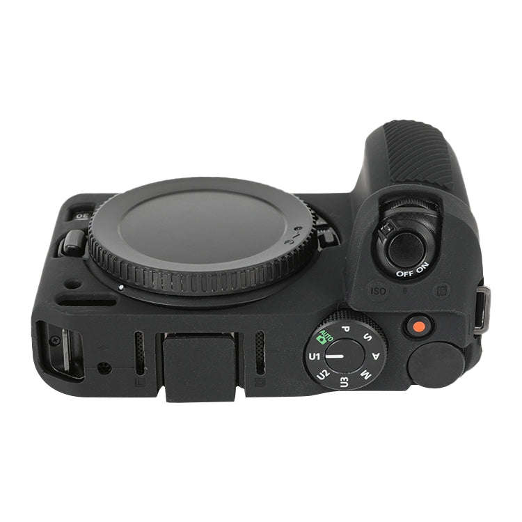 For Nikon Z 30 Soft Silicone Protective Case with Lens Cover(Black)