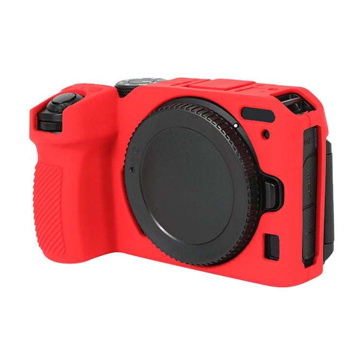 For Nikon Z 30 Soft Silicone Protective Case with Lens Cover(Red)