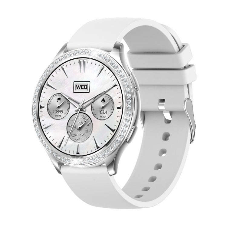 AK53 IP67 BT5.2 1.32inch Smart Watch Support Voice Call / Health Monitoring, Style:Silicone Strap...