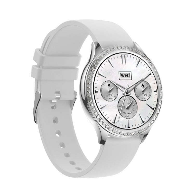 AK53 IP67 BT5.2 1.32inch Smart Watch Support Voice Call / Health Monitoring, Style:Silicone Strap...