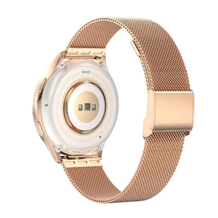 AK53 IP67 BT5.2 1.32inch Smart Watch Support Voice Call / Health Monitoring, Style:Steel Mesh Str...