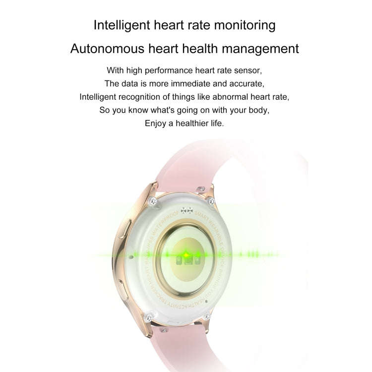 AK53 IP67 BT5.2 1.32inch Smart Watch Support Voice Call / Health Monitoring, Style:Silicone Strap...