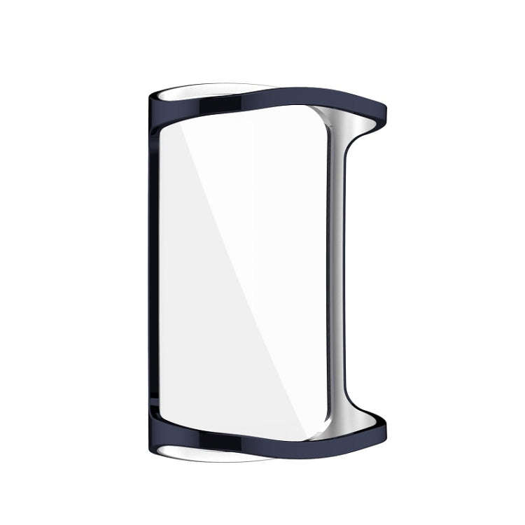 For Fitbit Charge 6 / 5 Full Coverage TPU Electroplated Watch Protective Case(Midnight Blue)