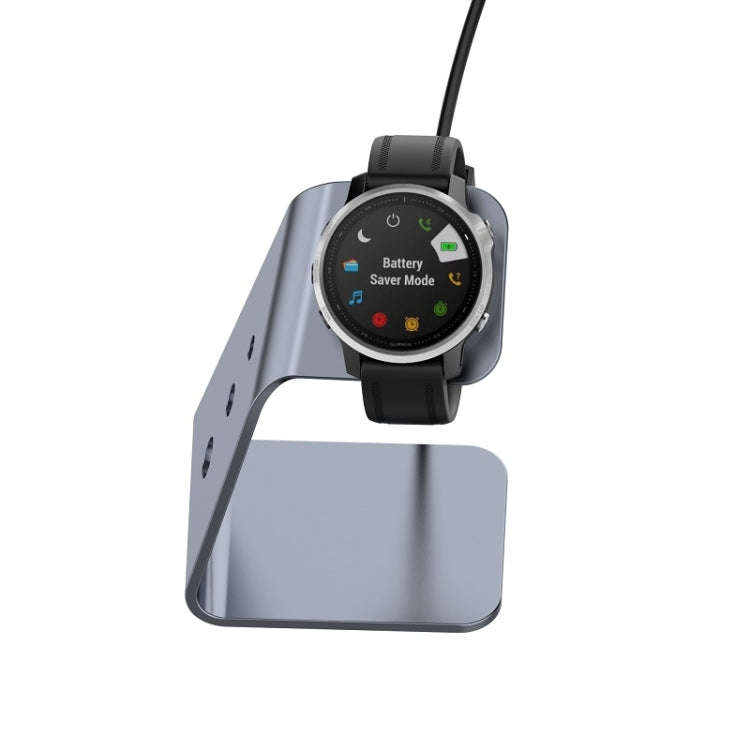 For Venu3 / Venu3S / Vivoactive 5 Portable Metal Charger Holder with Data Function, Right Interfa...