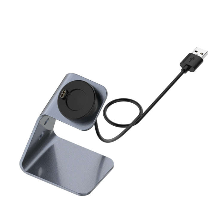 For Venu3 / Venu3S / Vivoactive 5 Portable Metal Charger Holder with Data Function, Left Interfac...