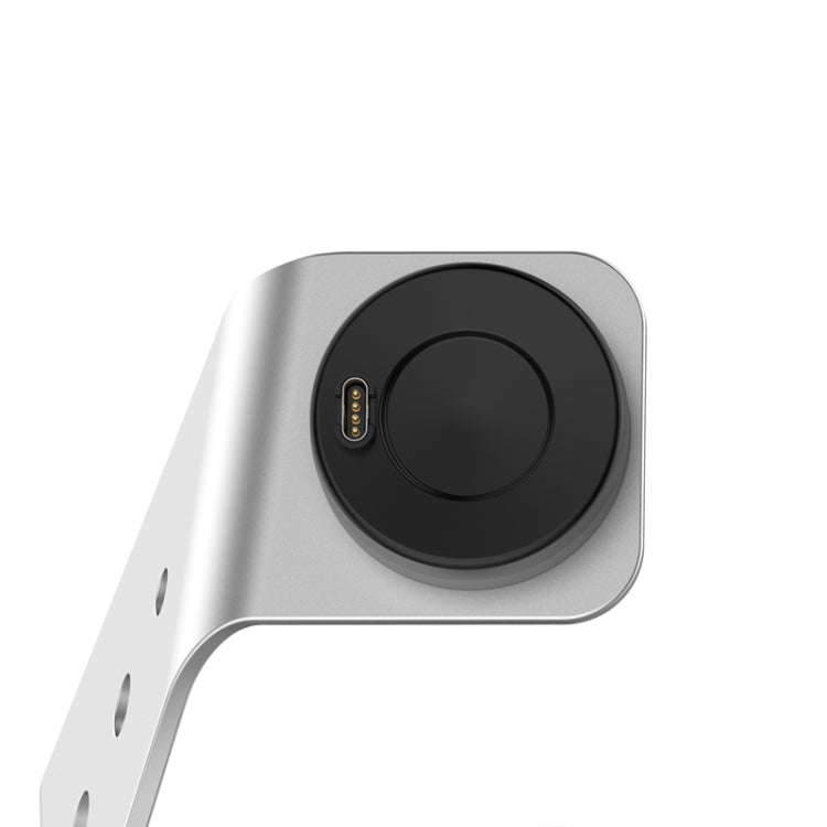 For Venu3 / Venu3S / Vivoactive 5 Portable Metal Charger Holder with Data Function, Left Interfac...