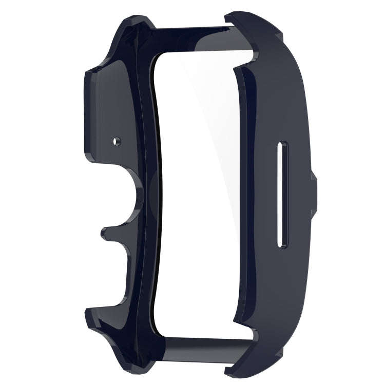 For OPPO Watch 4 Pro PC + Tempered Film Integrated Watch Protective Case(Ink Blue)