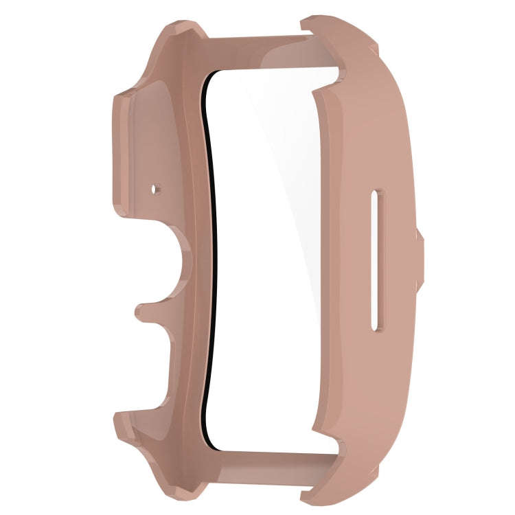 For OPPO Watch 4 Pro PC + Tempered Film Integrated Watch Protective Case(Pink)