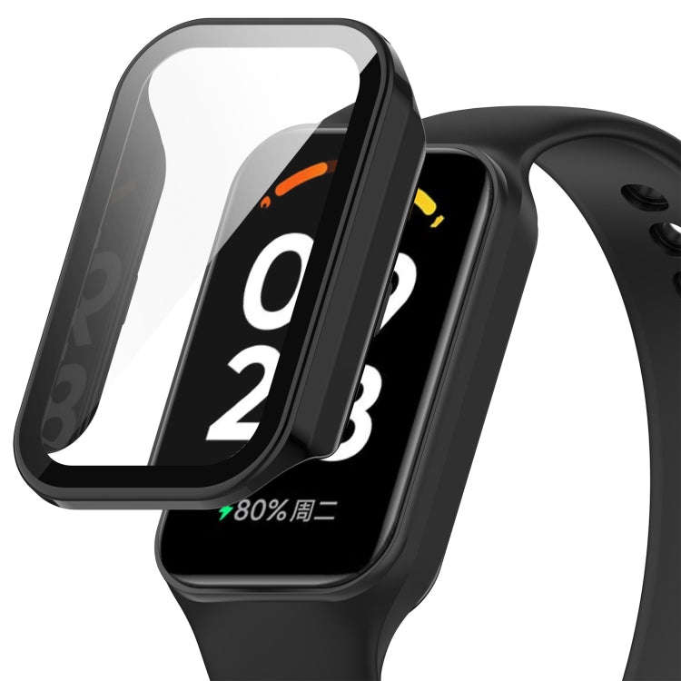 For Xiaomi Smart Band 8 Active / Redmi Band 2 PC + Tempered Film Integrated Watch Protective Case...