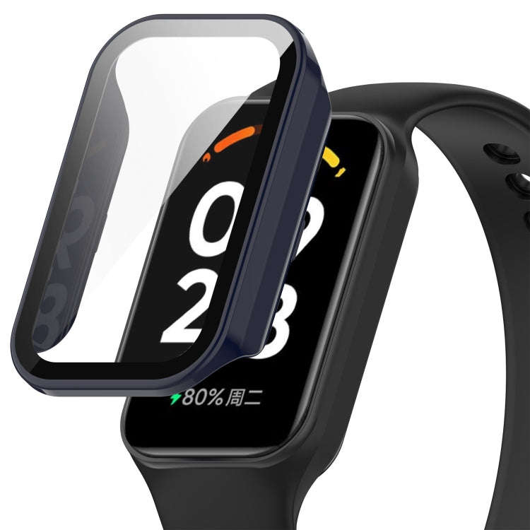 For Xiaomi Smart Band 8 Active / Redmi Band 2 PC + Tempered Film Integrated Watch Protective Case...