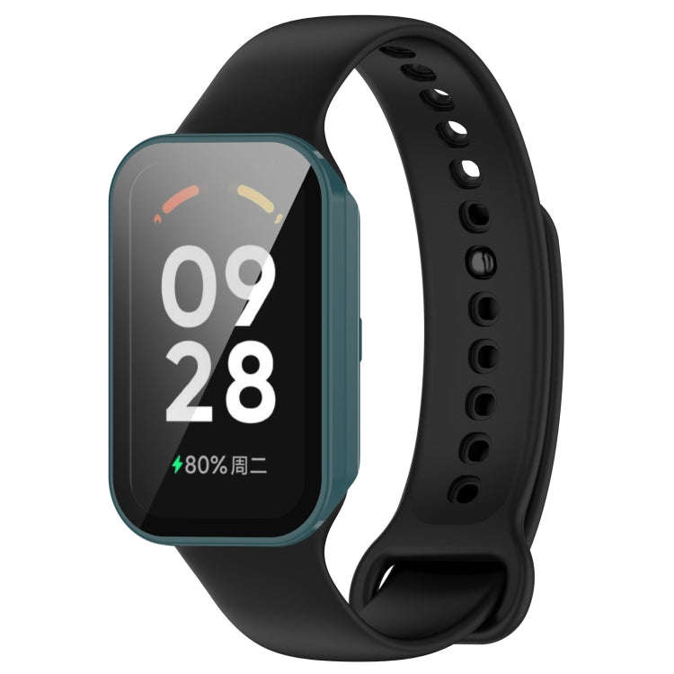 For Xiaomi Smart Band 8 Active / Redmi Band 2 PC + Tempered Film Integrated Watch Protective Case...