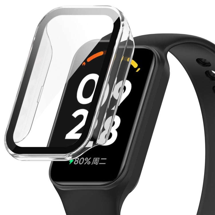 For Xiaomi Smart Band 8 Active / Redmi Band 2 PC + Tempered Film Integrated Watch Protective Case...