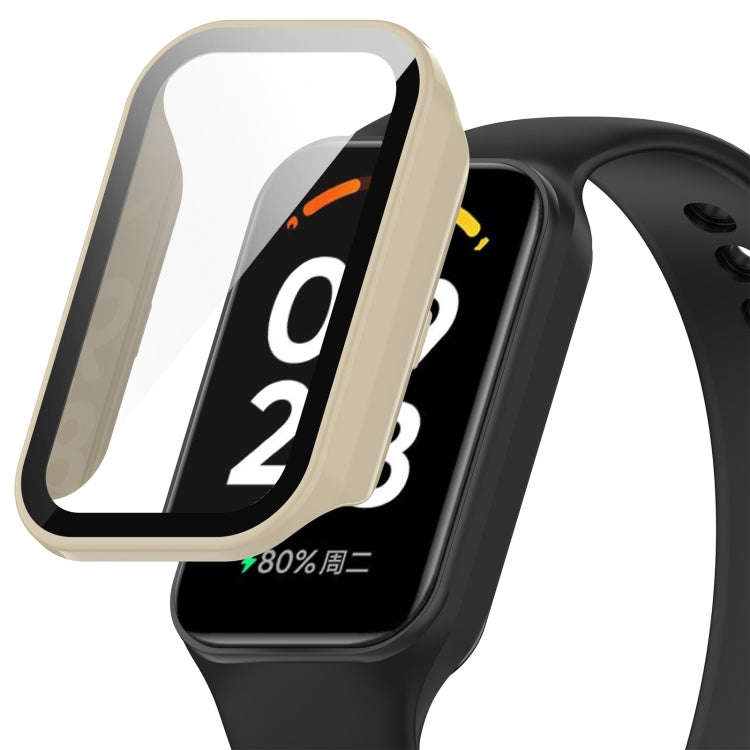 For Xiaomi Smart Band 8 Active / Redmi Band 2 PC + Tempered Film Integrated Watch Protective Case...