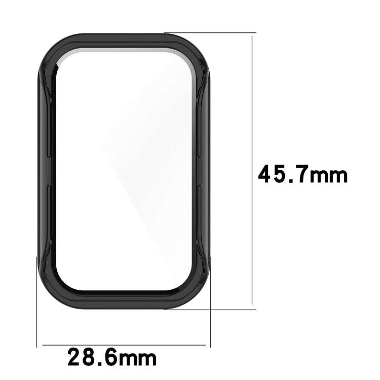 For Xiaomi Smart Band 8 Active / Redmi Band 2 PC + Tempered Film Integrated Watch Protective Case...