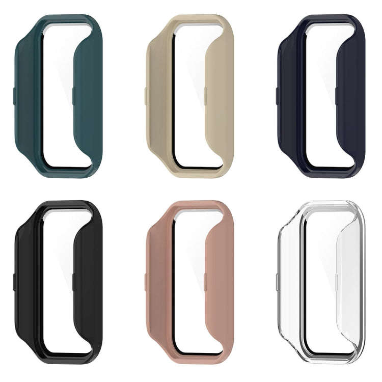 For Xiaomi Smart Band 8 Active / Redmi Band 2 PC + Tempered Film Integrated Watch Protective Case...