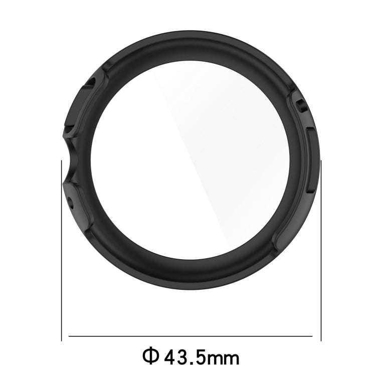 For Google Pixel Watch 2 PC + Tempered Film Integrated Watch Protective Case(Midnight Blue)