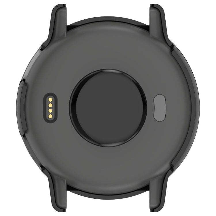 For Garmin vivoactive 5 / Active 5 PC + Tempered Film Integrated Watch Protective Case(Black)