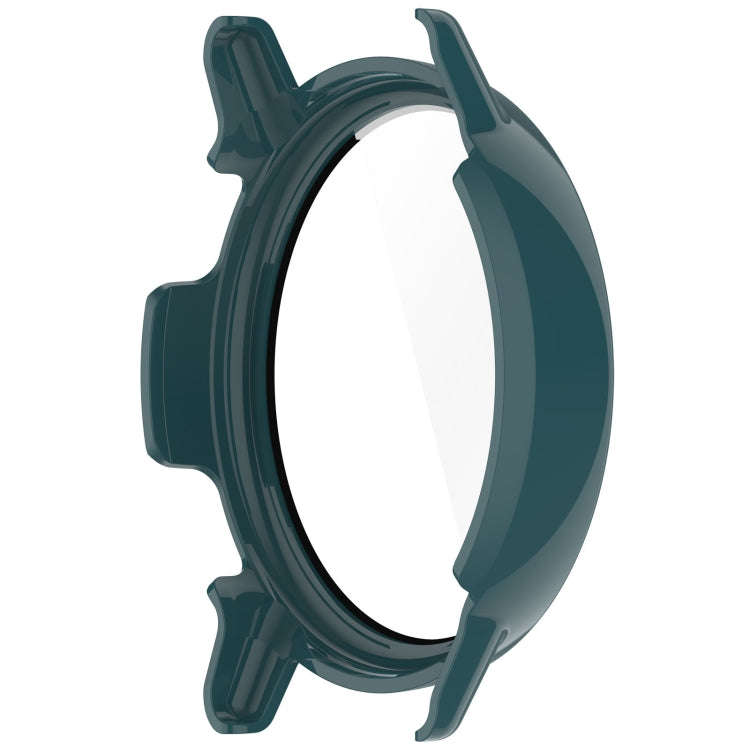 For Garmin vivoactive 5 / Active 5 PC + Tempered Film Integrated Watch Protective Case(Green)