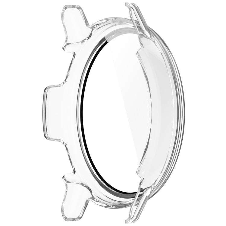 For Garmin vivoactive 5 / Active 5 PC + Tempered Film Integrated Watch Protective Case(Transparent)