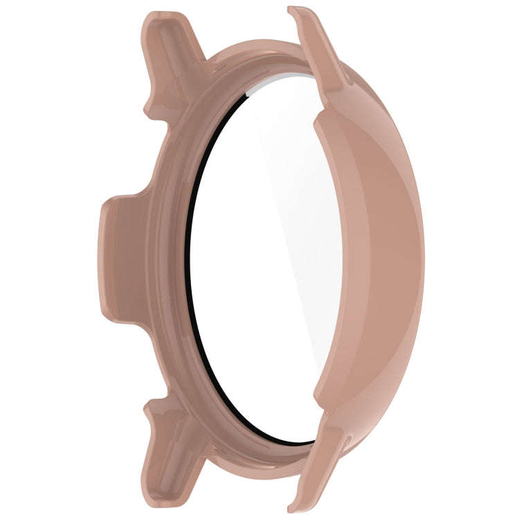 For Garmin vivoactive 5 / Active 5 PC + Tempered Film Integrated Watch Protective Case(Pink)