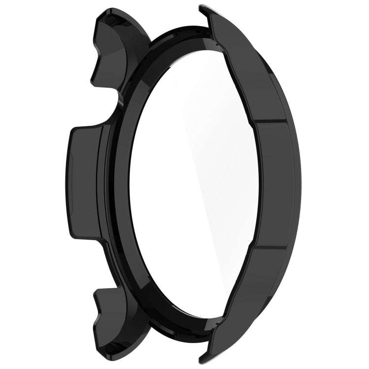 For Amazfit Balance A2286 PC + Tempered Film Integrated Watch Protective Case(Black)