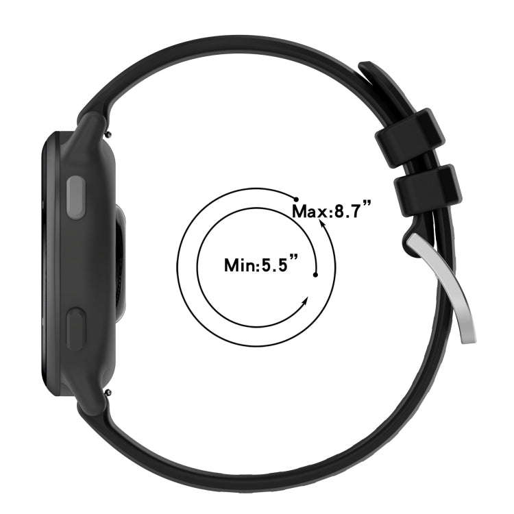 For Garmin vivoactive 5 / Active 5 20mm Silicone Watch Band(White)