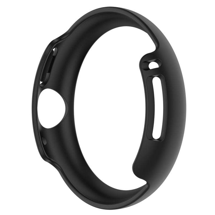 For Google Pixel Watch 2 Half Pack Hollow PC Watch Protective Case(Black)