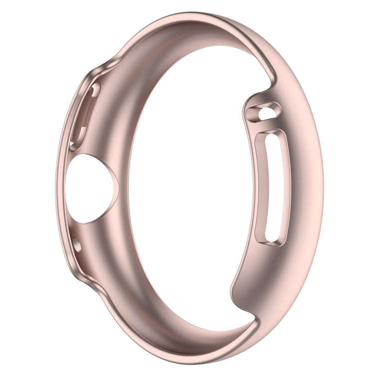 For Google Pixel Watch 2 Half Pack Hollow PC Watch Protective Case(Rose Gold)